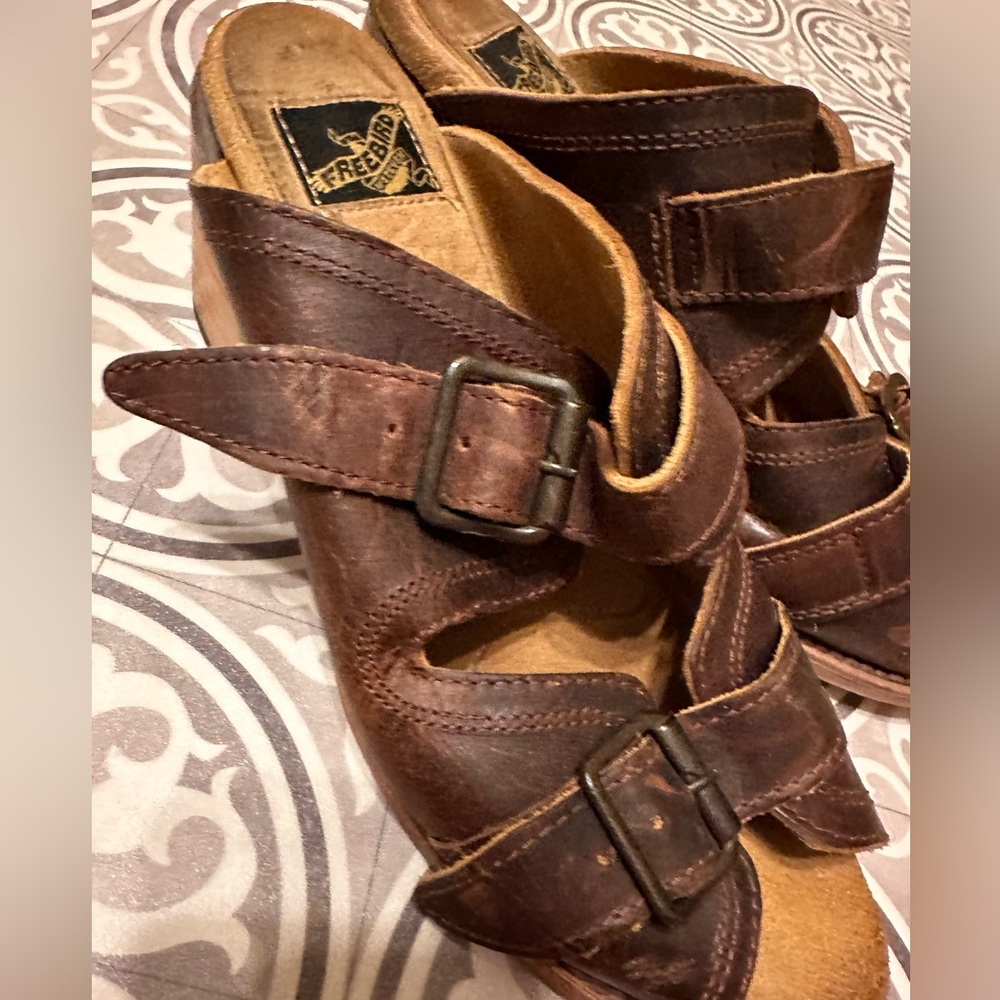 Freebird by Steven Caprice leather sandals size 9 GUC - Picture 5 of 12